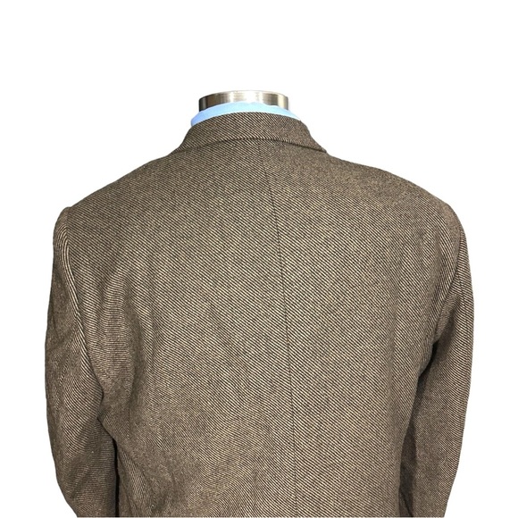 Paul Jones PJ Men Golden Brown Black Diagonal Stripe Sport Jacket Sz XL 46R NWOT - Picture 6 of 16